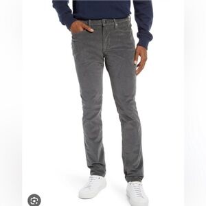 NWT FRAME L’Homme Grey Men’s Skinny Fit Corduroy In Savile Grey